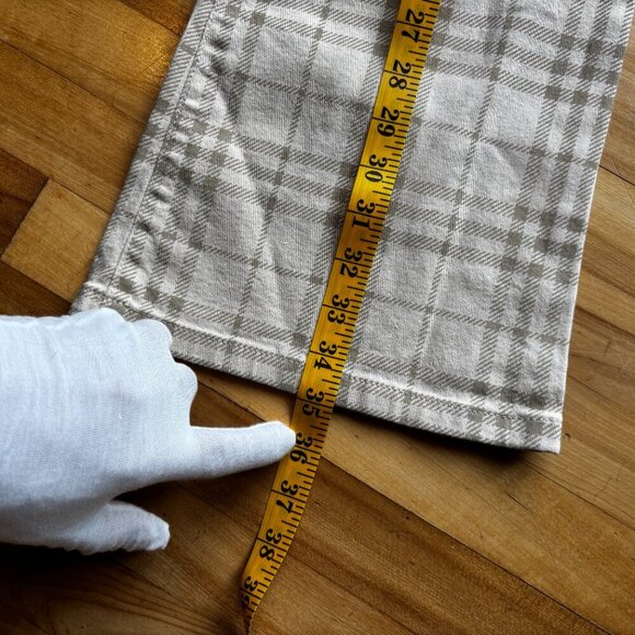 Burberry Women’s Plaid Flare Pants Size 42 / US 8 - Picture 4 of 13